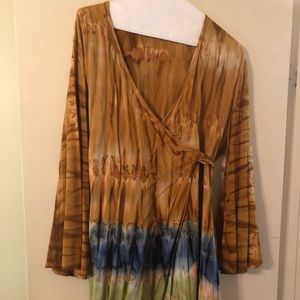 Wrap can be used as a dress or a top